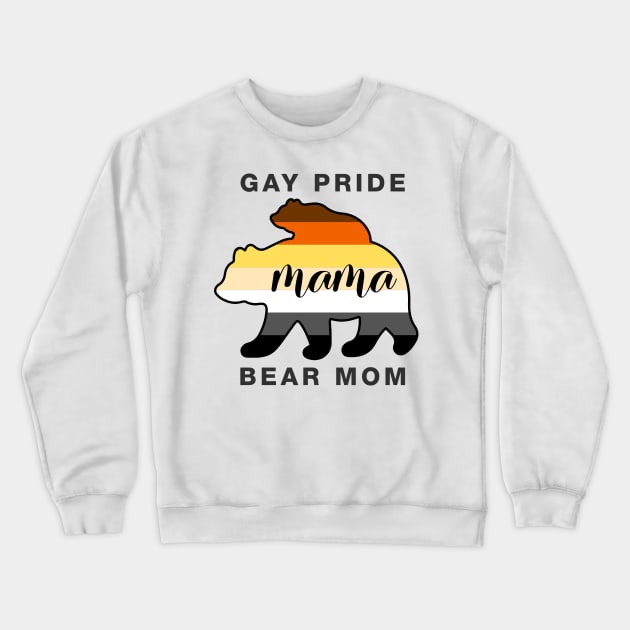 gay pride mama bear Crewneck Sweatshirt by reyboot